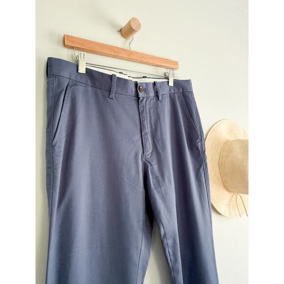 J.Crew Factory | NWOT | Straight-fit flex chino pant in Blue | Sz 33x32 - Picture 3 of 10